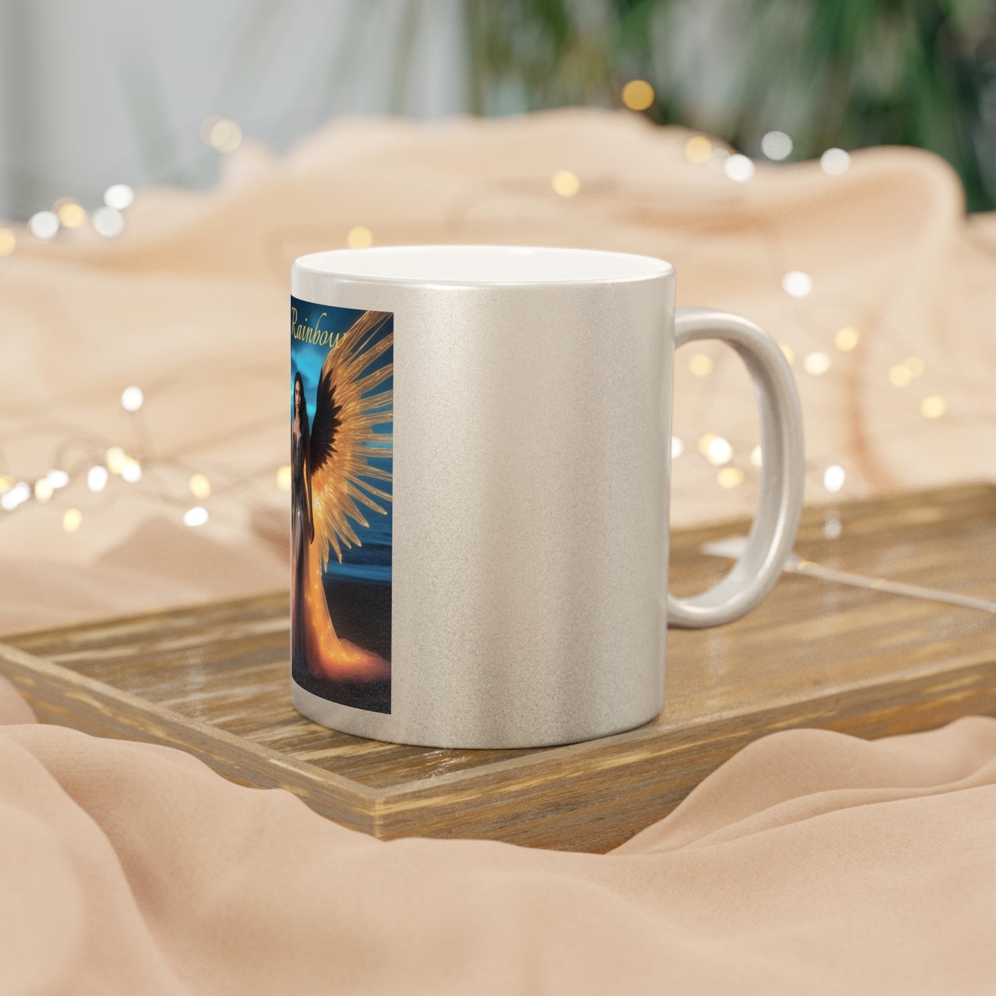 Ms Rainbow - Shine Bright Metallic Mug (Silver\Gold)