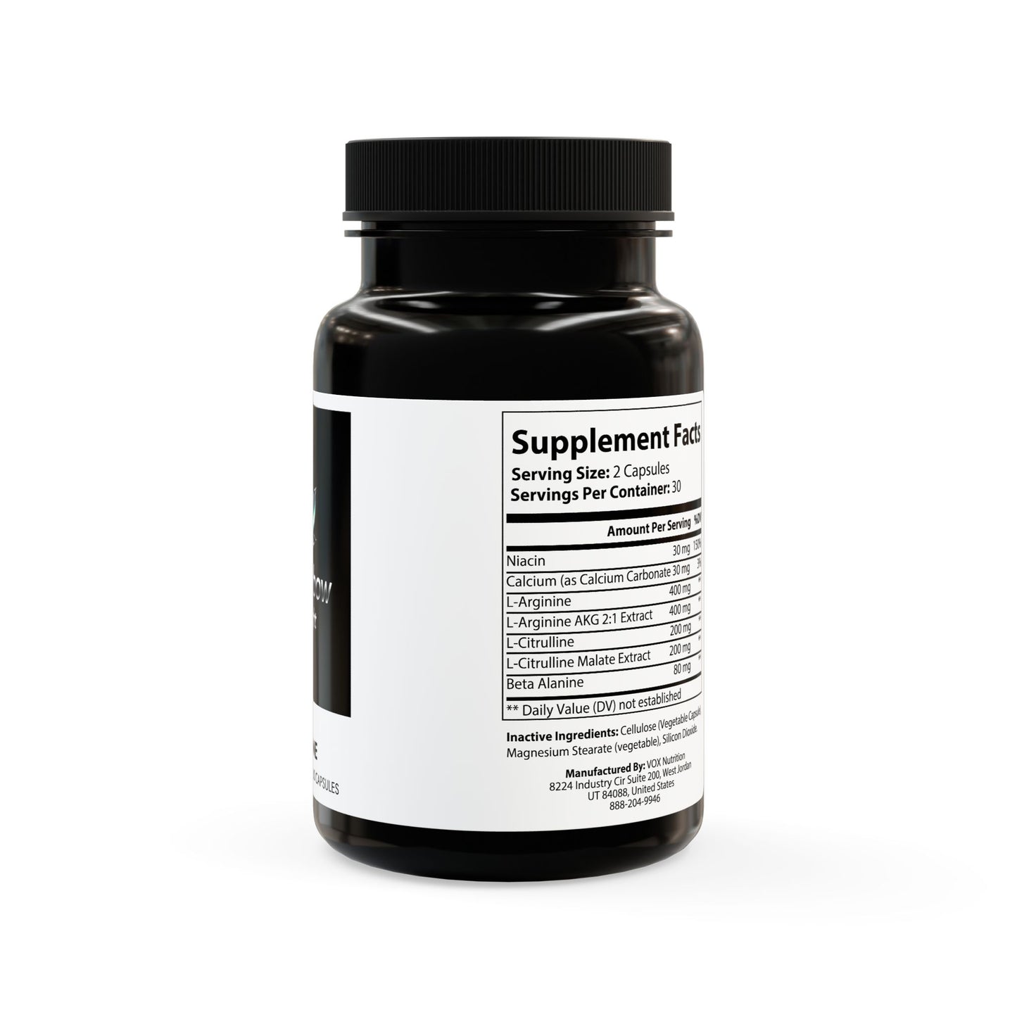 L-Arginine Supplement (60 Capsules)