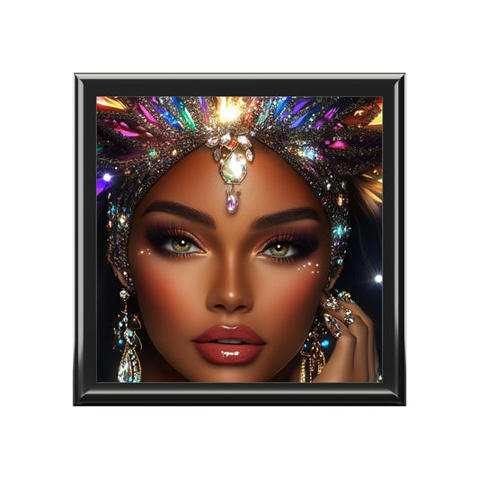 Glamorous Jewelry Box with  Ms Rainbow- Shine Bright Radiant Design