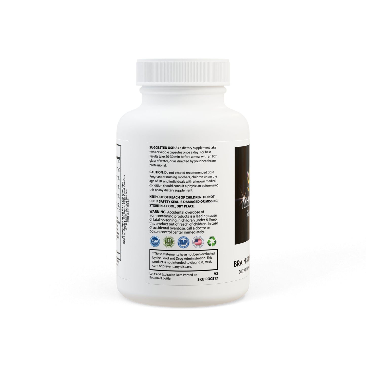 Brain Support Complex Supplement (60 Capsules)