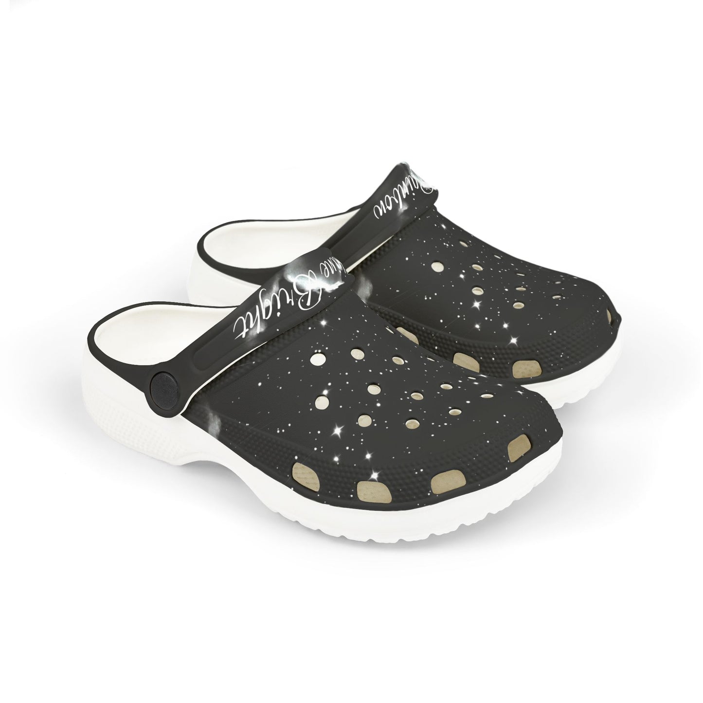 Shine Bright Kids' Foam Clogs - Fun and Stylish Footwear for Playtime (Dancing Stars)