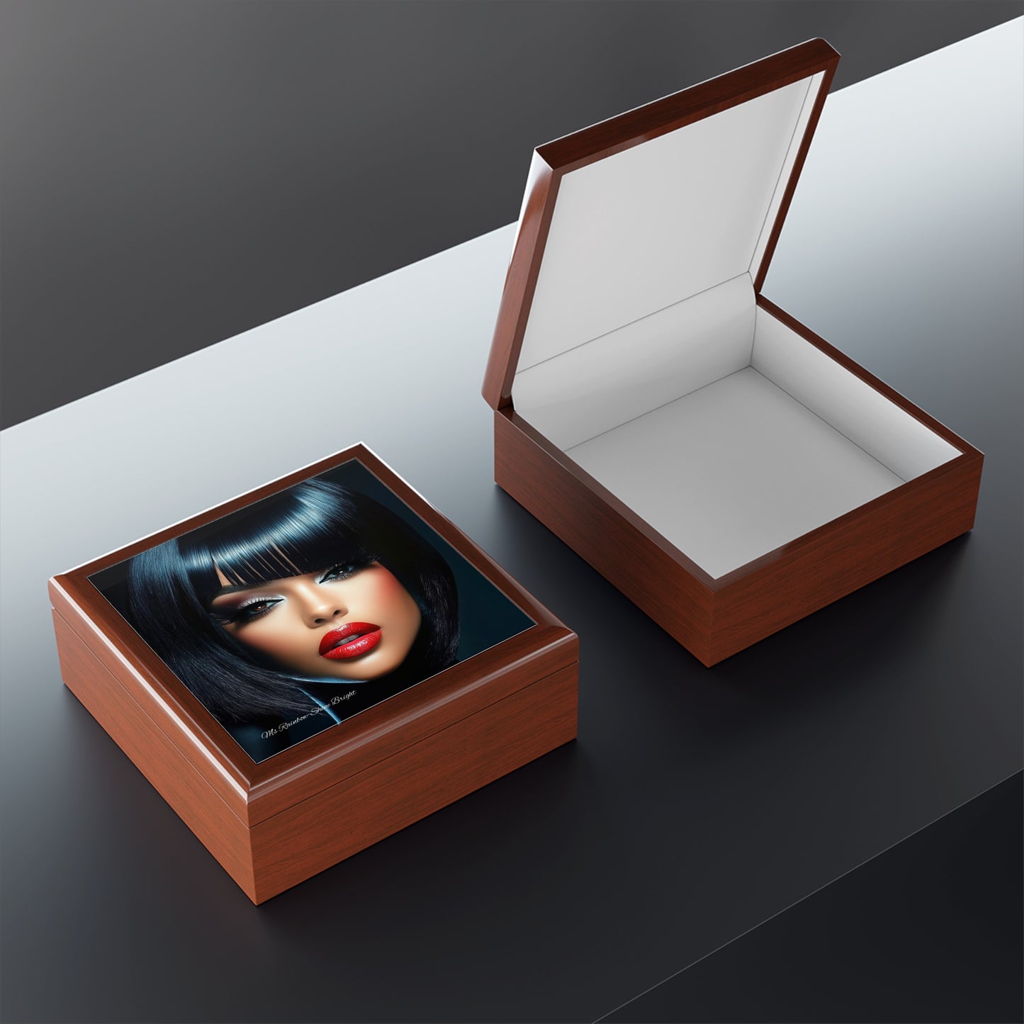 Ms Rainbow-Shine Bright -Glamorous Jewelry Box featuring Bold & Beauty