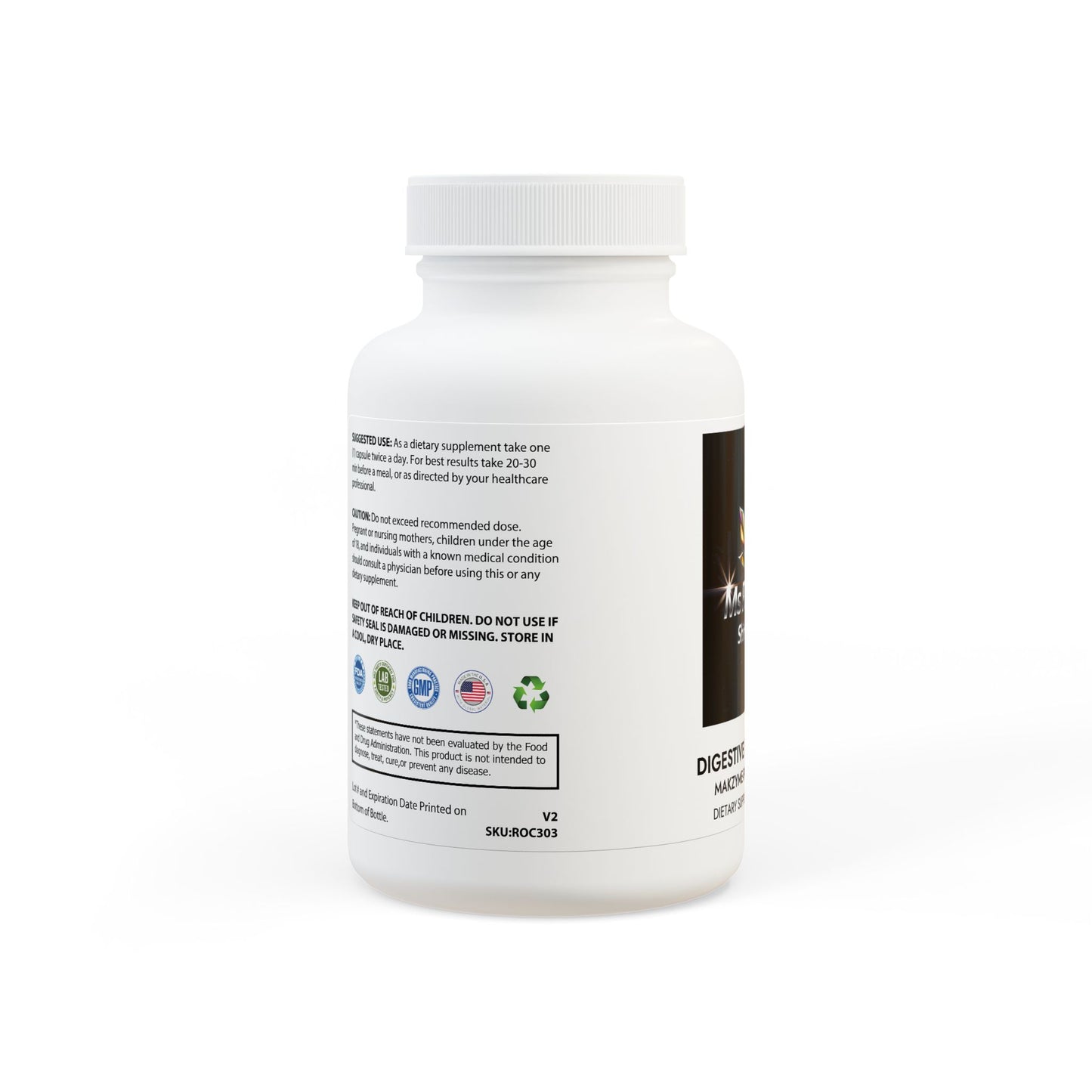 Digestive Enzyme Blend Supplement (60 Capsules)