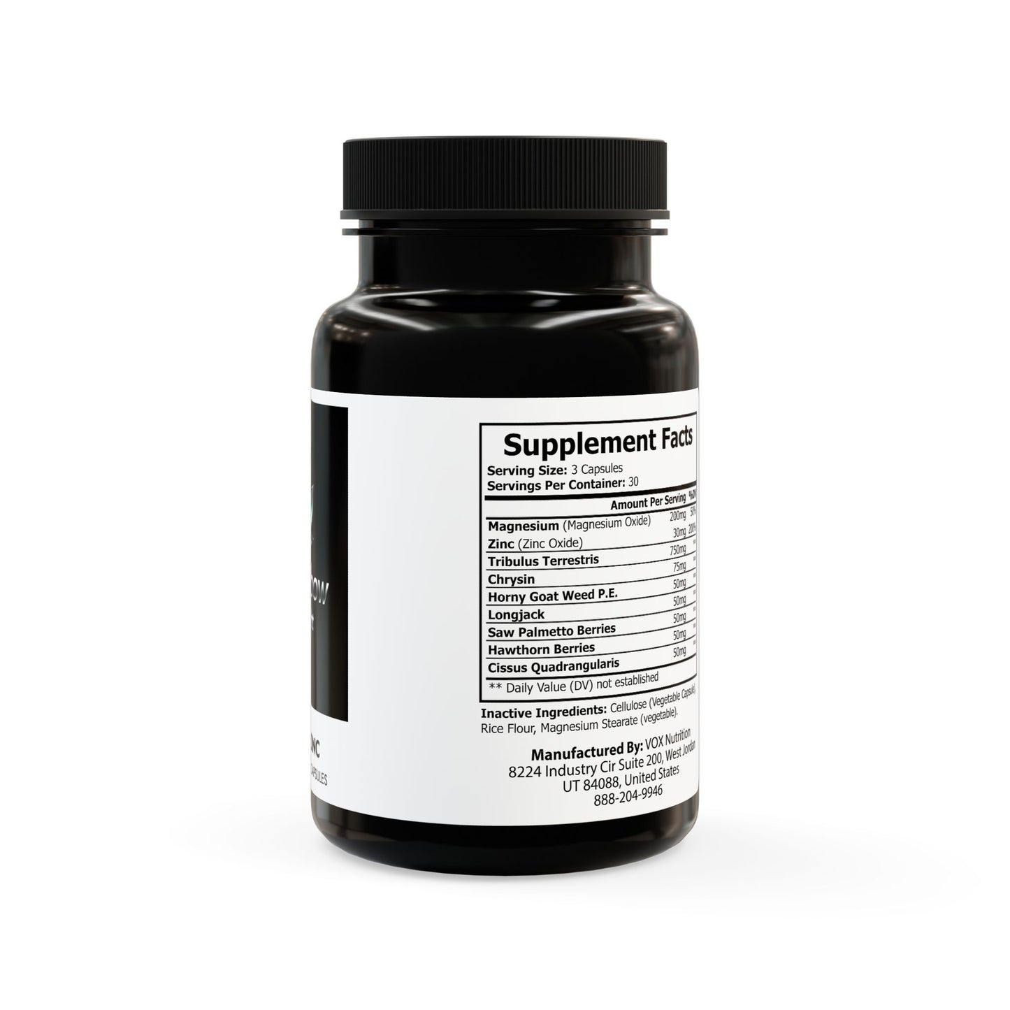 Magnesium Zinc Supplement (90 Capsules)