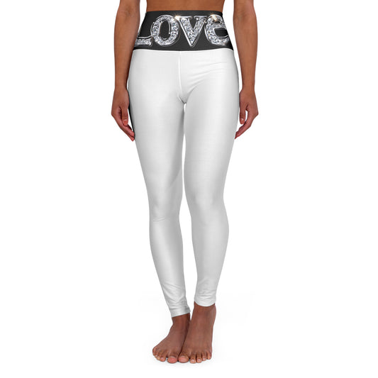 Ms Rainbow- Shine Bright Love High Waisted Yoga Leggings - Stylish, Comfortable Activewear for Fitness Enthusiasts