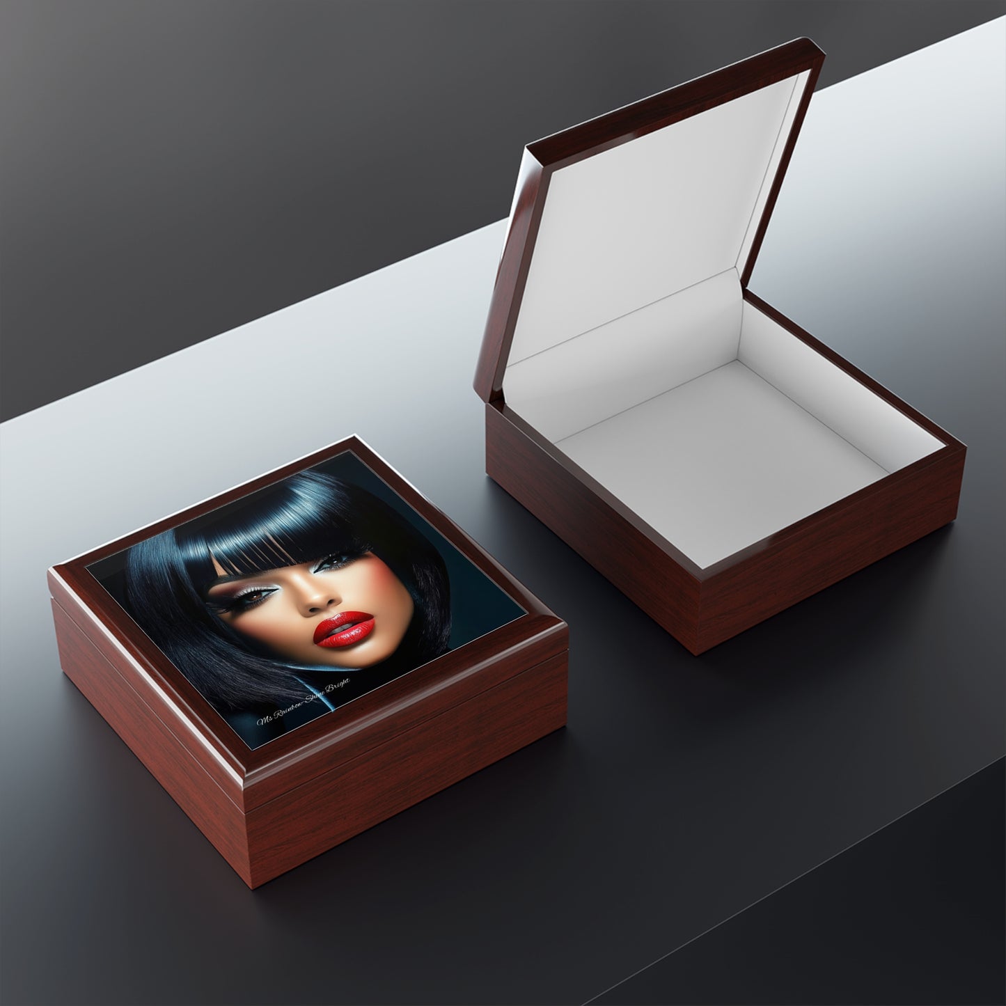 Ms Rainbow-Shine Bright -Glamorous Jewelry Box featuring Bold & Beauty