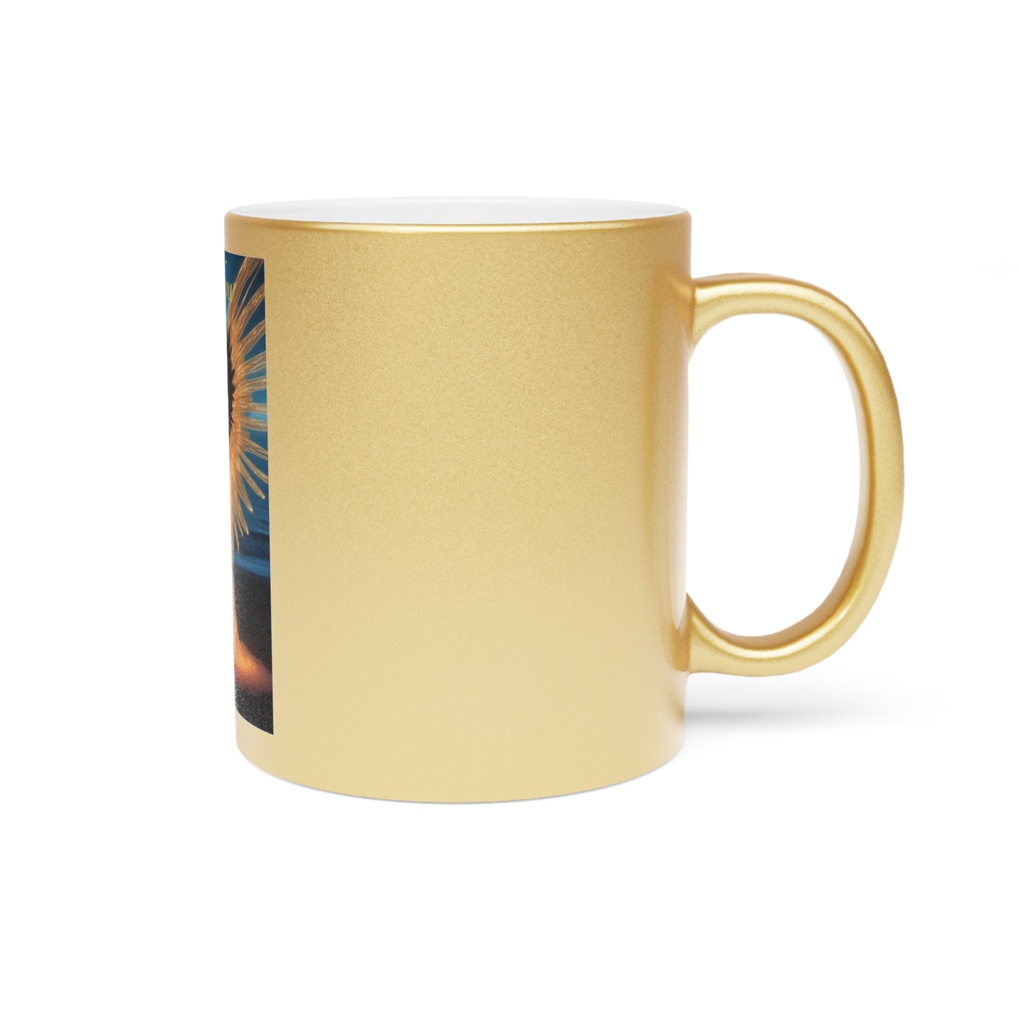 Ms Rainbow - Shine Bright Metallic Mug (Silver\Gold)