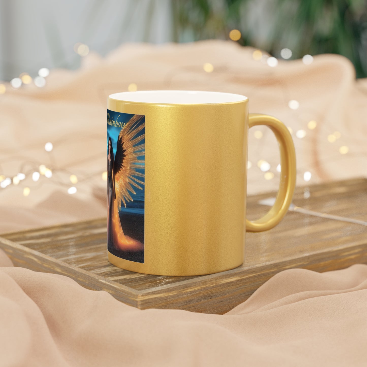 Ms Rainbow - Shine Bright Metallic Mug (Silver\Gold)