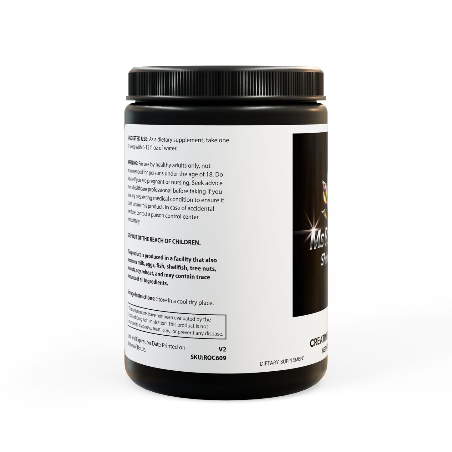 Creatine Monohydrate Supplement (300g, 10.58oz)