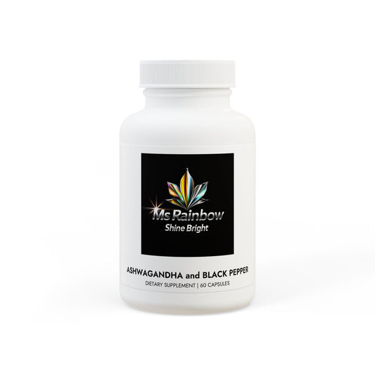 Ashwagandha and Black Pepper Supplement (60 capsules)