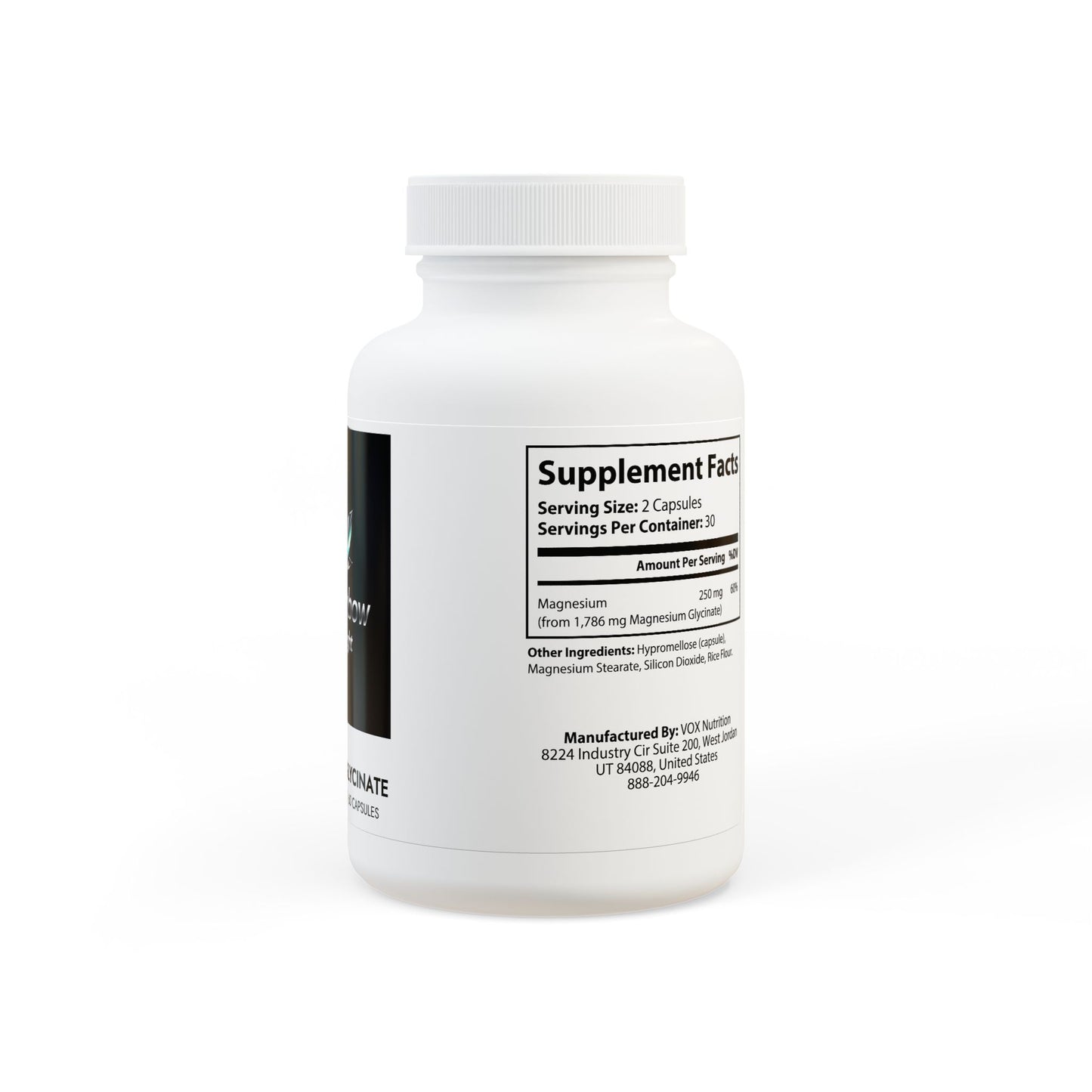 Magnesium Glycinate Supplement (60 Capsules)